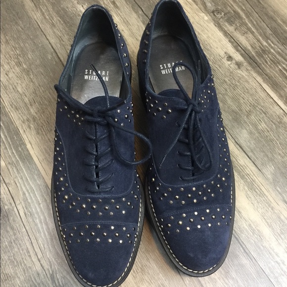stuart weitzman platform oxfords